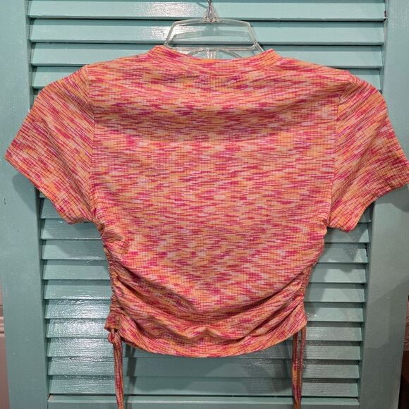 Women's Pink Patterned Top - Picture 2 of 4